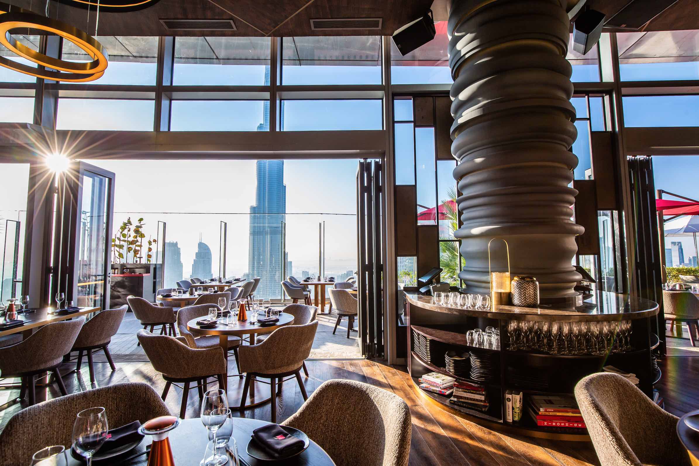 You can now lunch and spa overlooking the Burj Khalifa