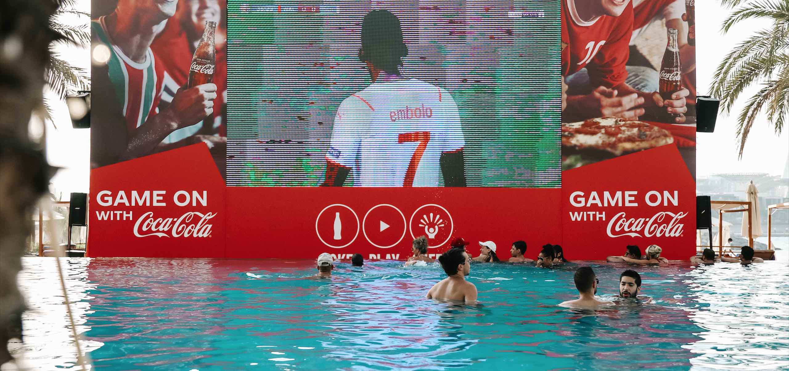 Head to this atmospheric JBR venue to watch the Euros from inside an infinity pool