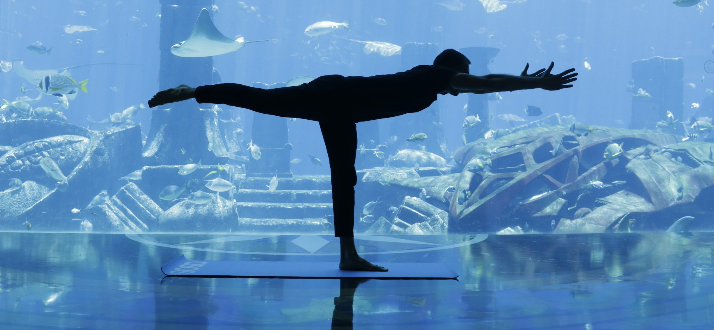 You can now participate in Dubai’s only underwater pilates class