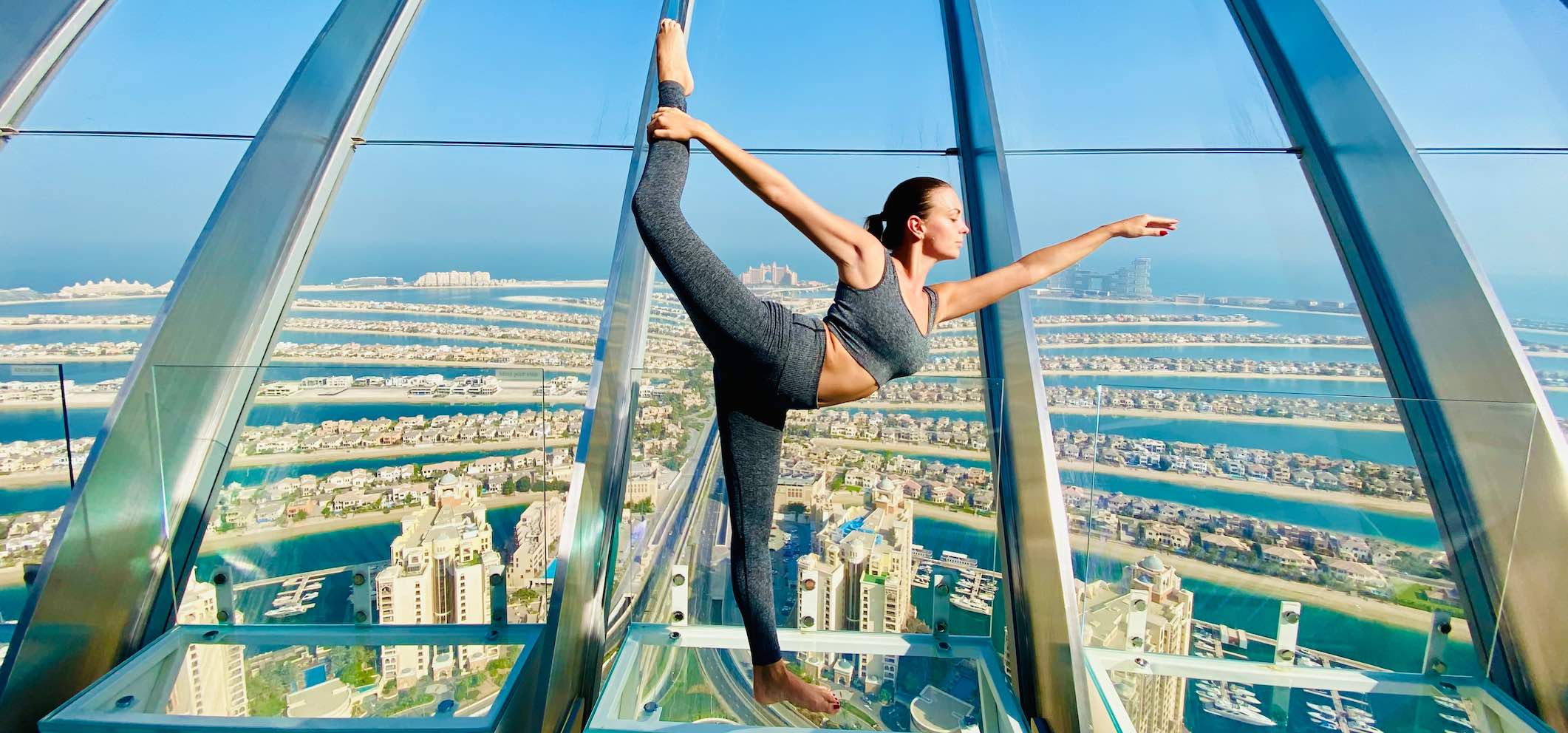 The View at The Palm now offers yoga in the sky