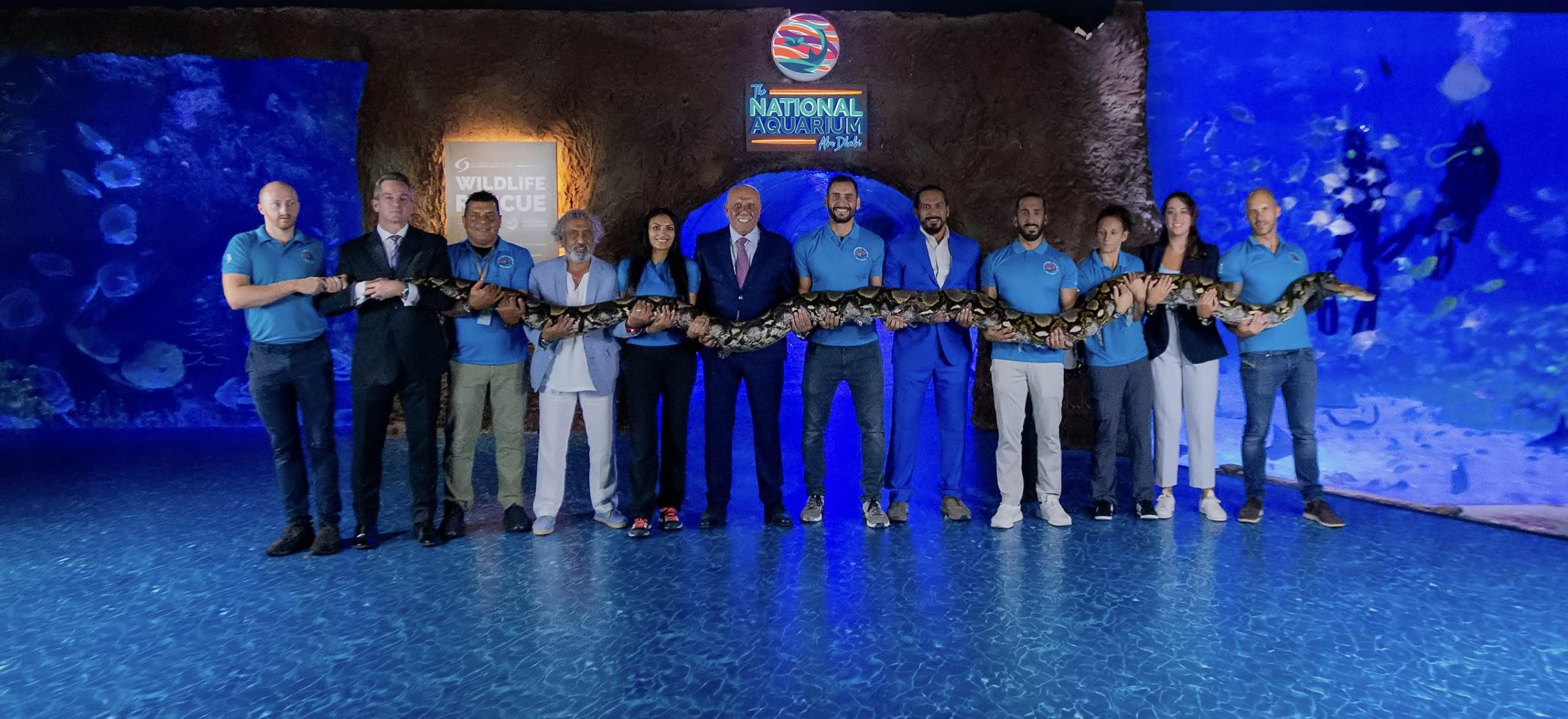 The world's largest snake finds a home at The National Aquarium