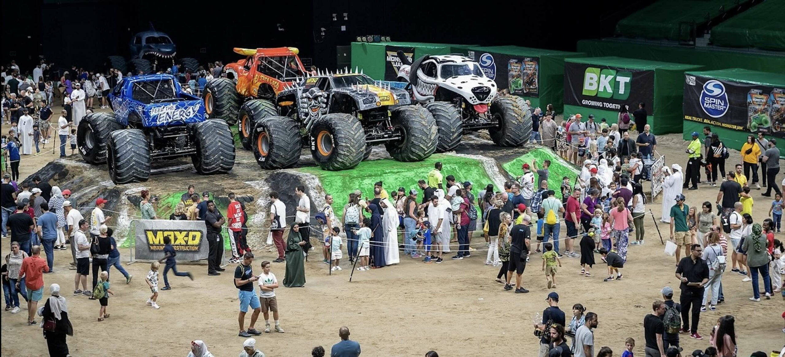 Watch massive motorsports at Monster Jam in Abu Dhabi