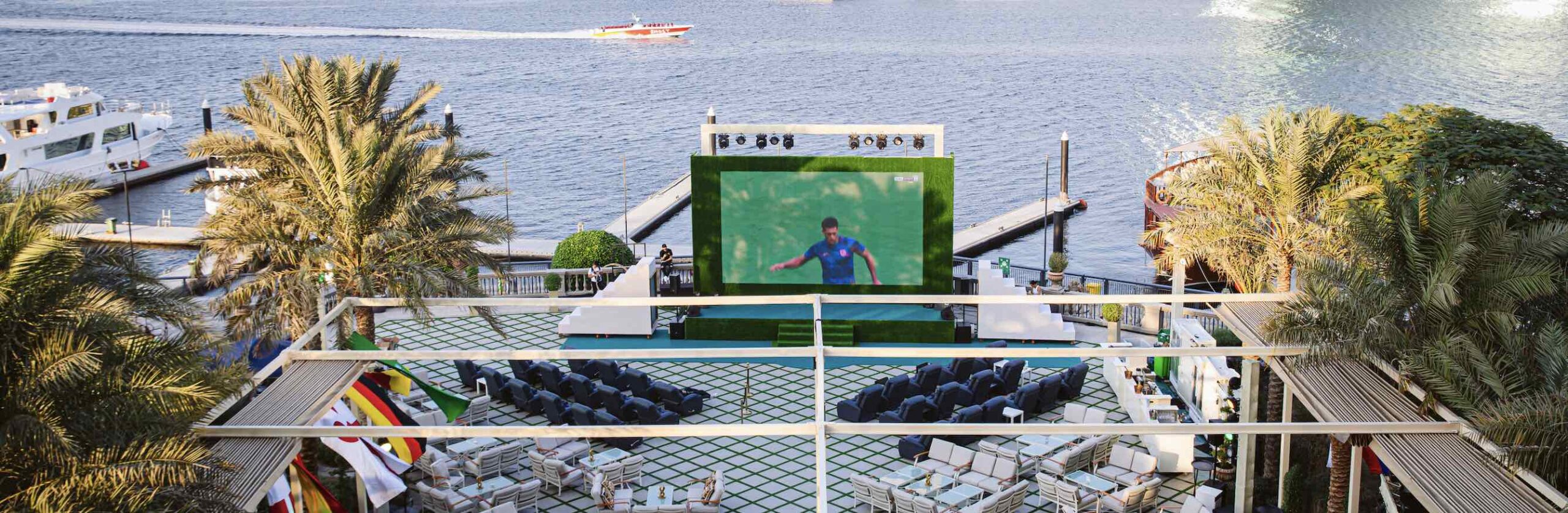 Meet Palazzo Versace's new football fan zone