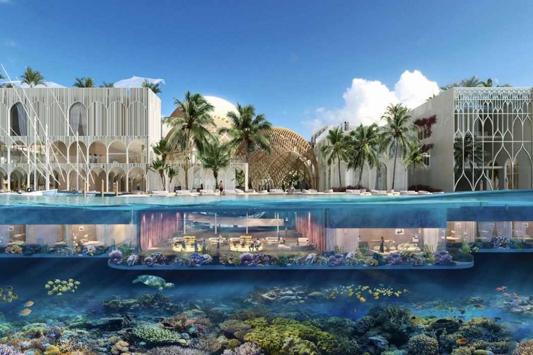 Floating Venice: The World Islands welcomes an underwater hotel