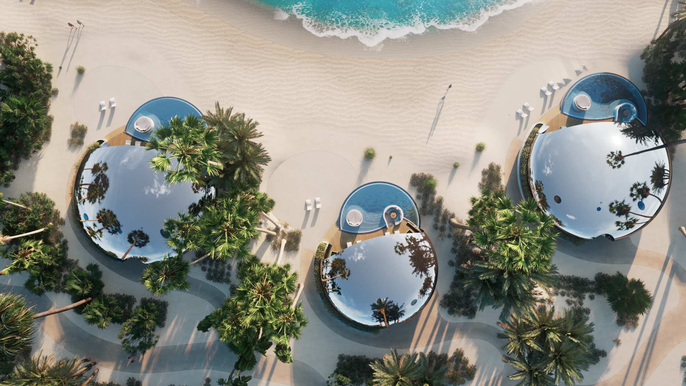 A futuristic resort has been unveiled for Saudi's Red Sea Project