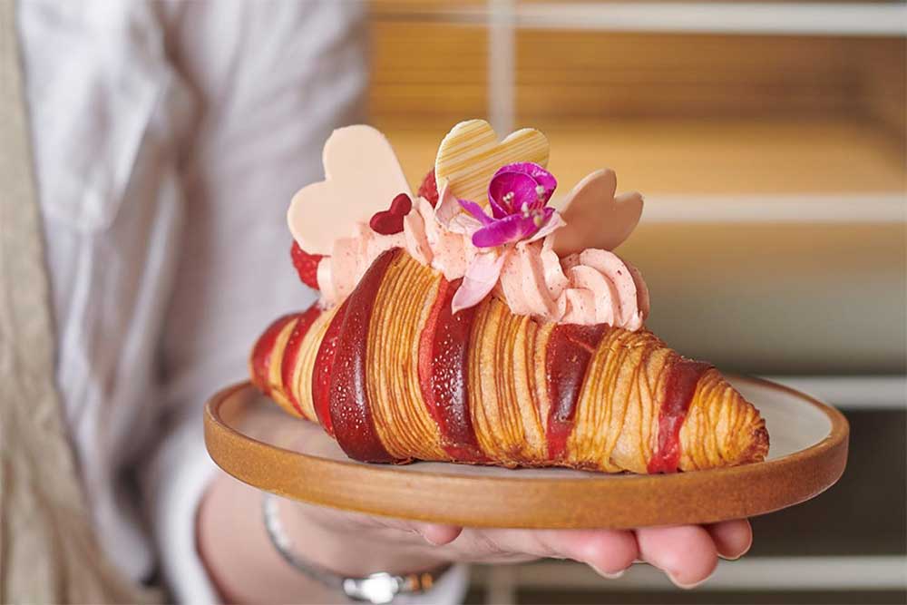 Enjoy croissants, cake and coffee at Chestnut Bakery in Riyadh