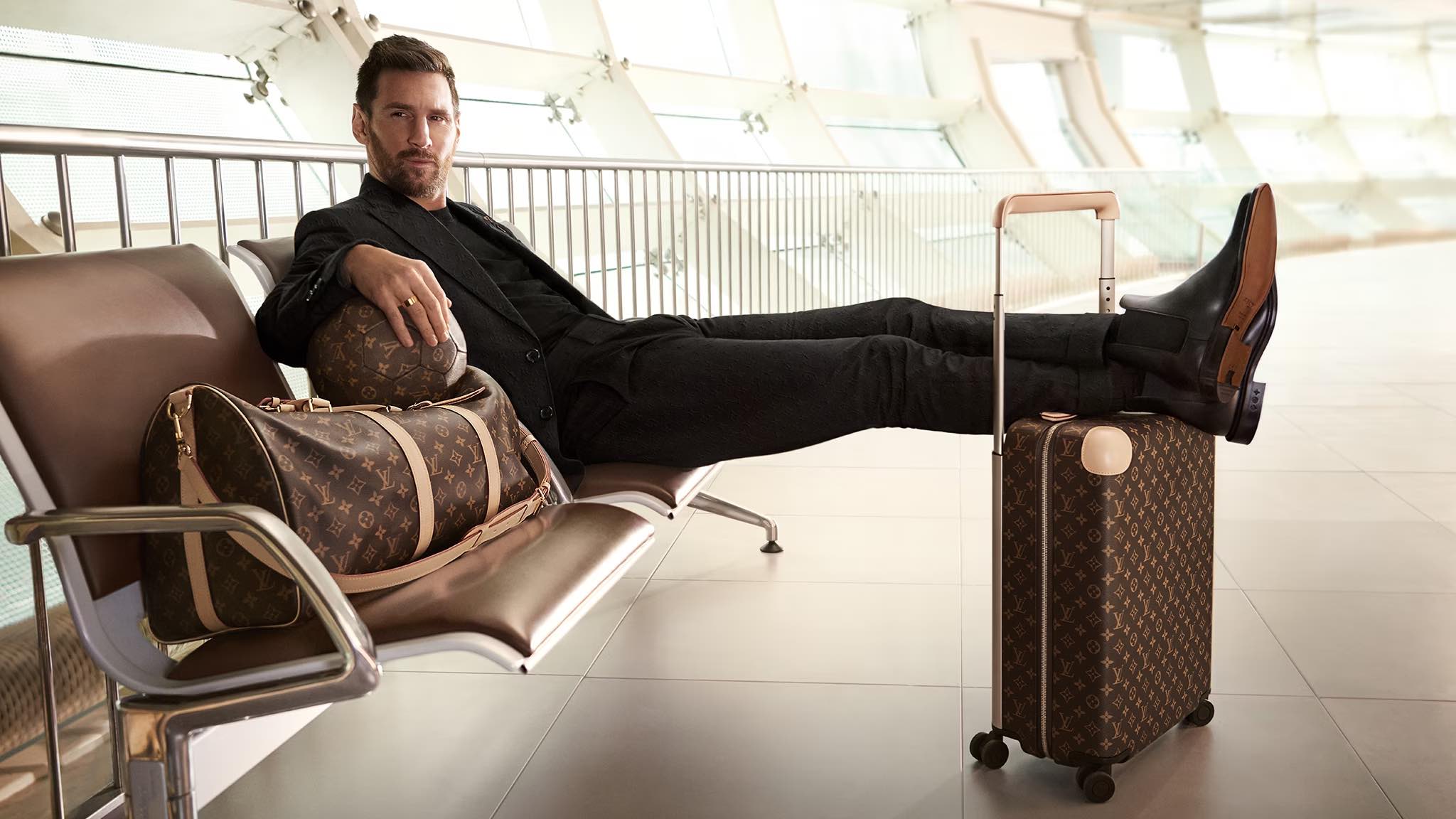 Footballer Lionel Messi is the new face of Louis Vuitton