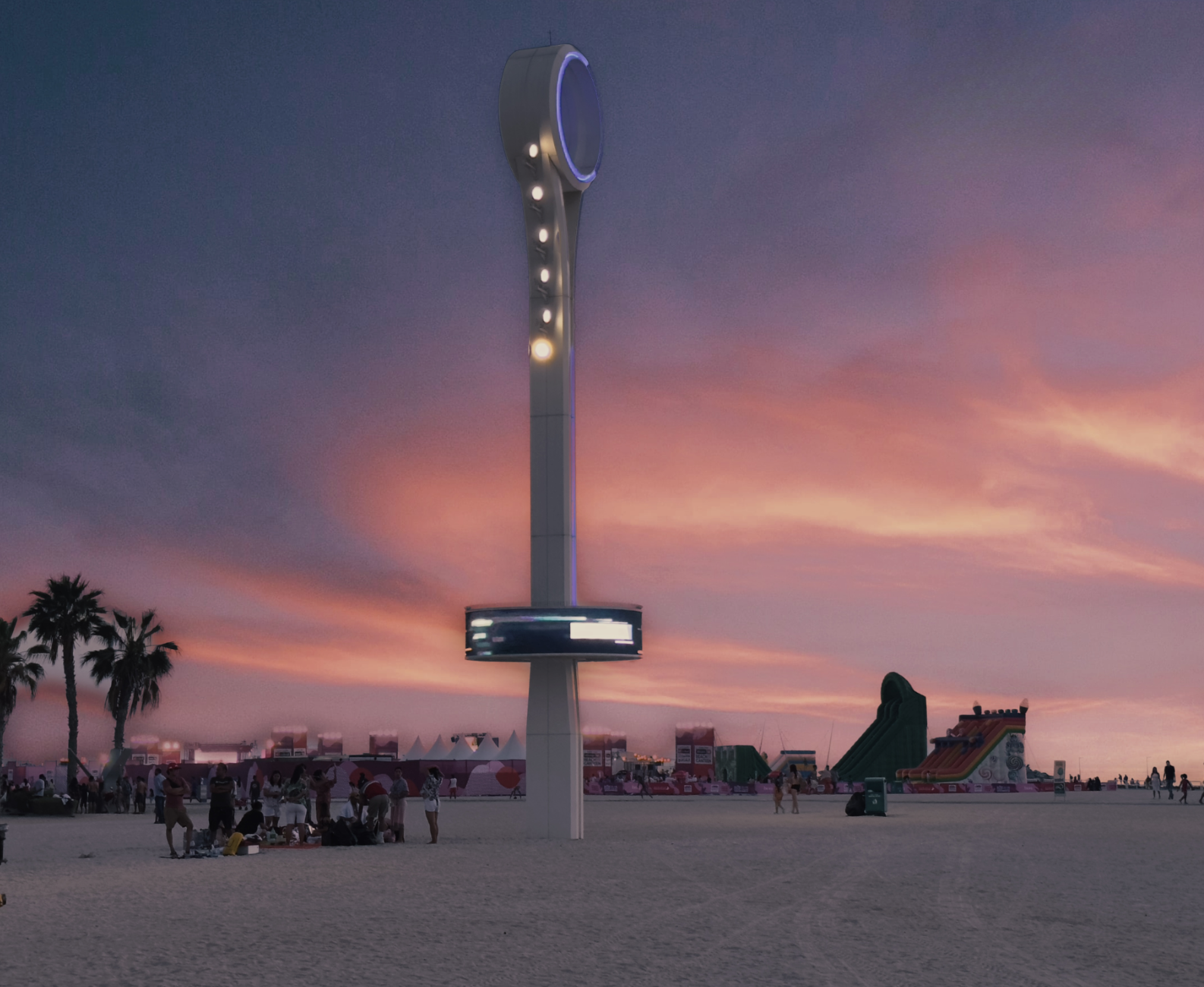 Swim under the stars at Dubai’s new night beaches