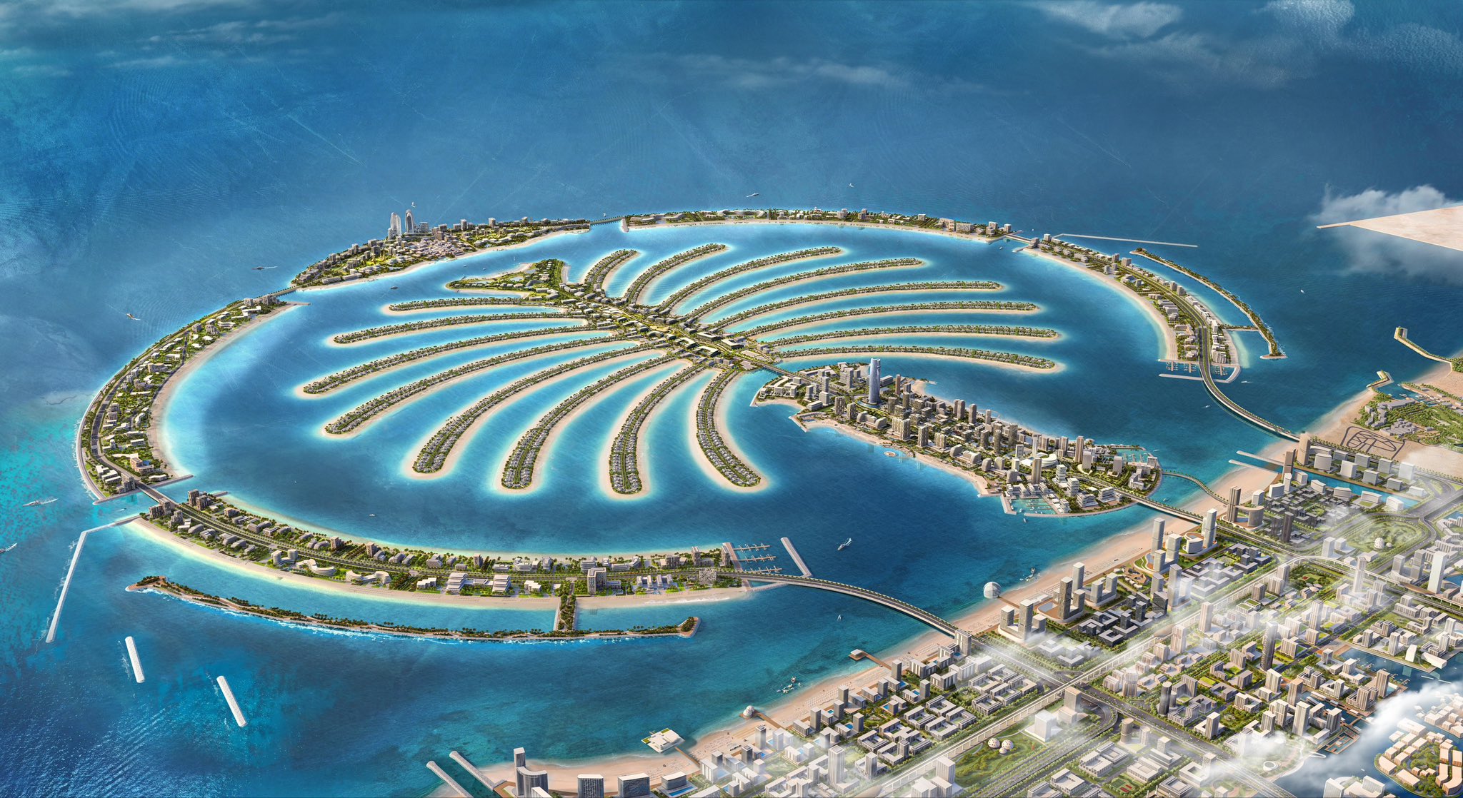 110 kilometres of coastline and 80 new hotels revealed for Palm Jebel Ali