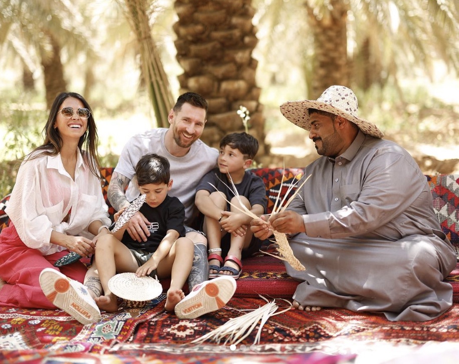 Lionel Messi shares snaps from his family holiday in Saudi Arabia