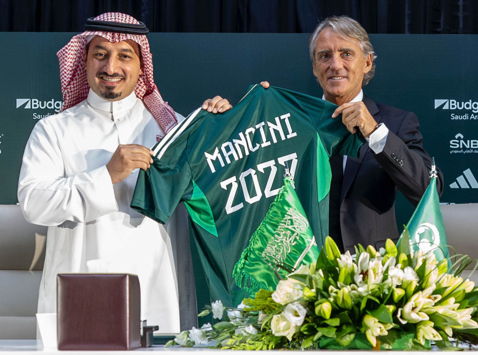 Roberto Mancini takes charge of the Saudi Arabia National Football Team