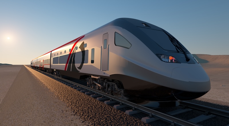 Take a sneak peek inside Etihad Rail's passenger train