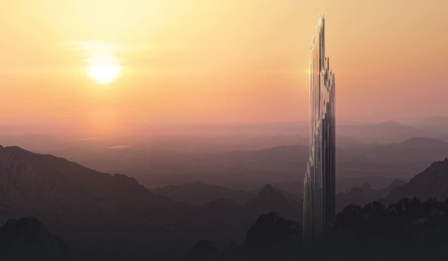 Zaha Hadid Architects to design a crystalline skyscraper for Trojena