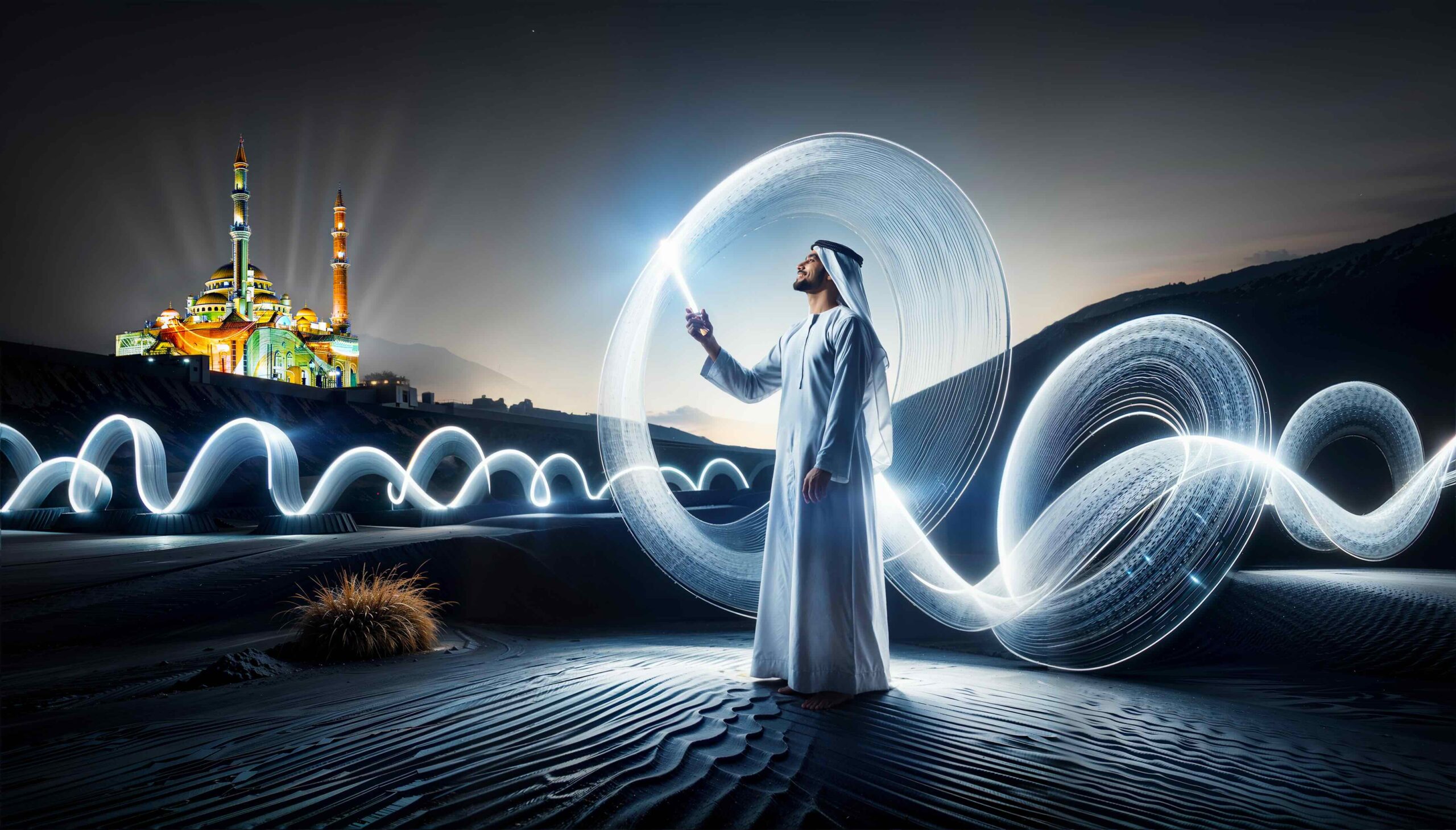 Immerse yourself in the radiance of the Sharjah Light Festival