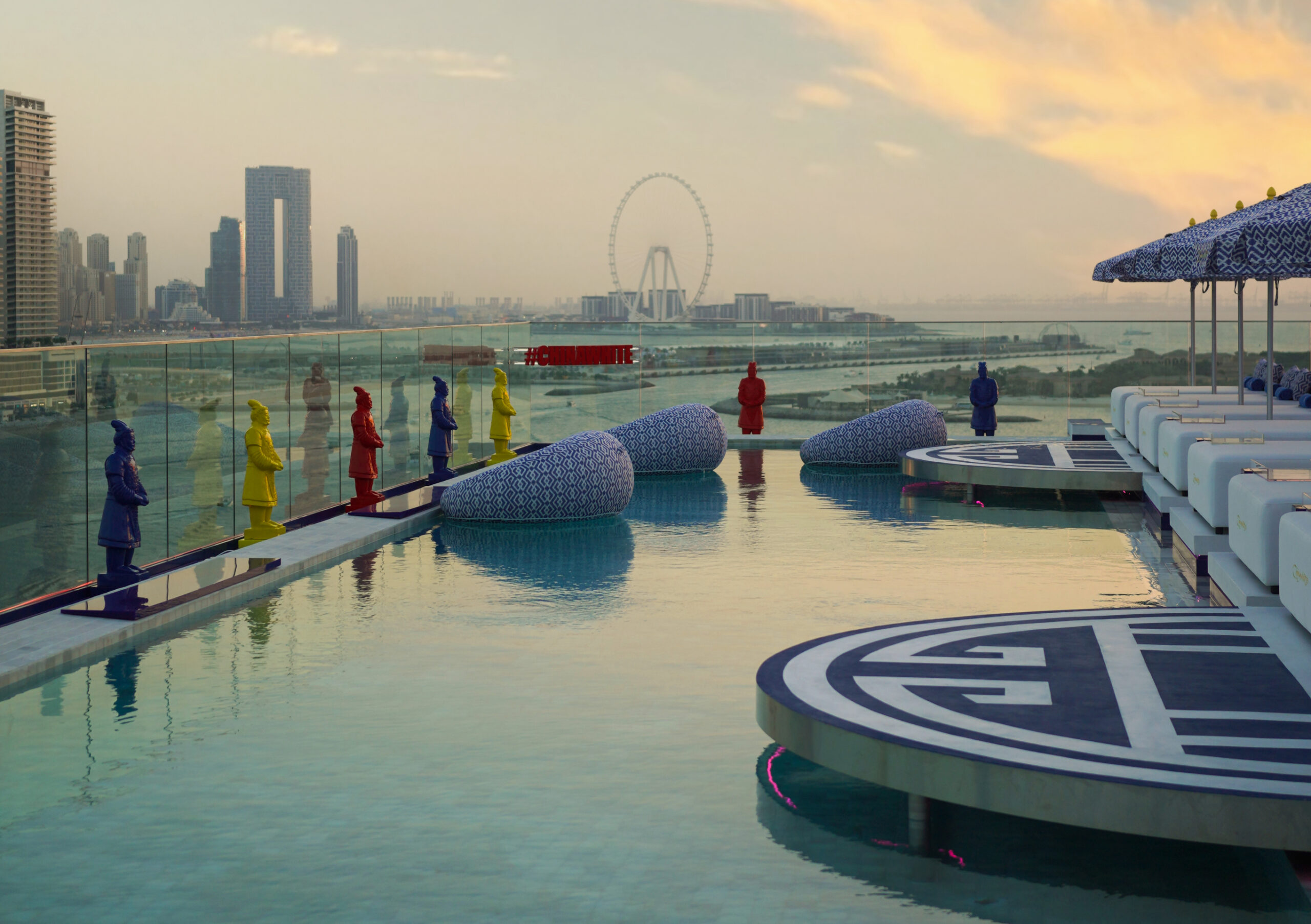 Chinawhite Sky Pool Dubai is now open on Palm West Beach