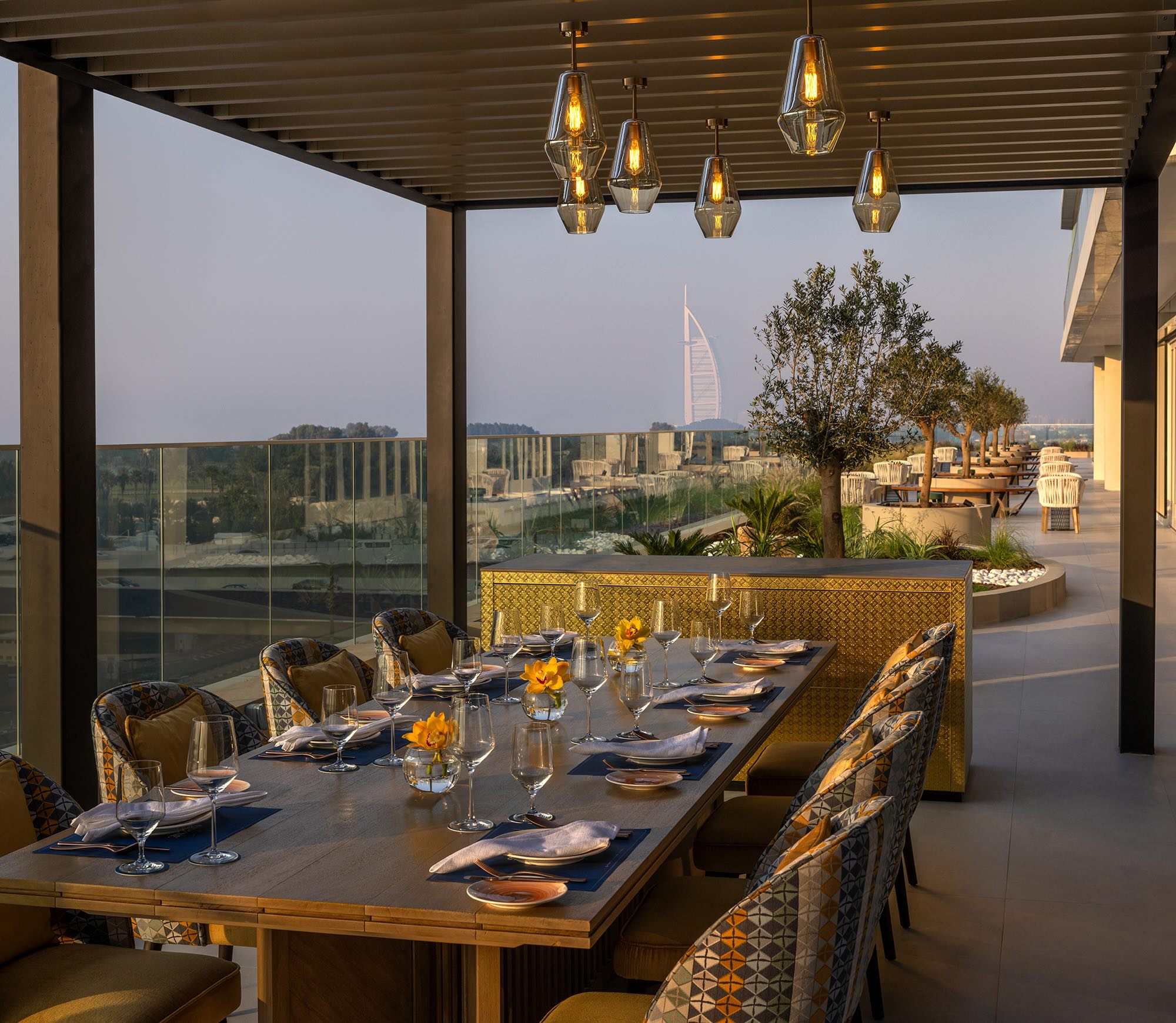 Dine with a view at La Sirene overlooking Palm Jumeirah