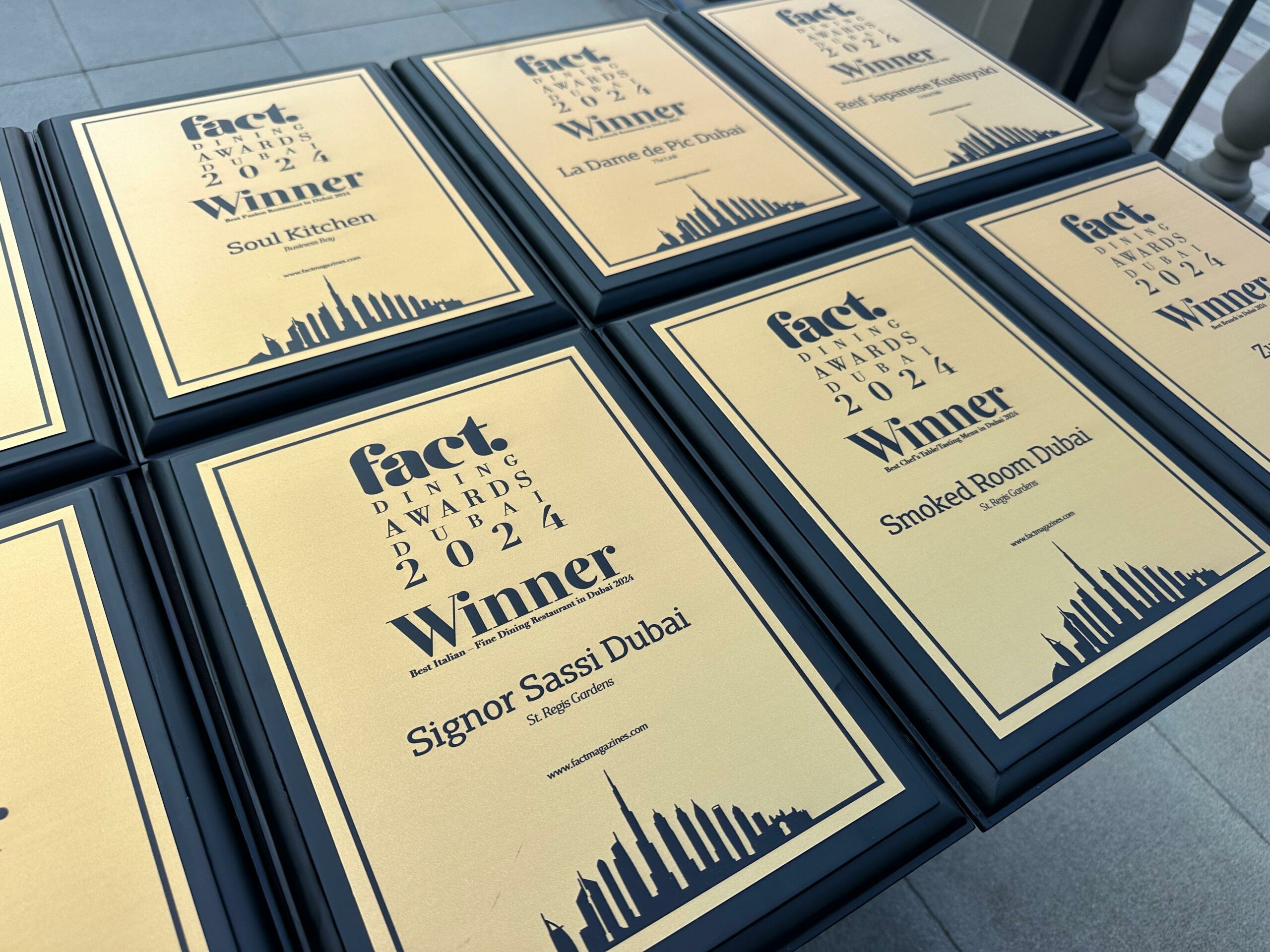 Winners Revealed: FACT Dining Awards Dubai 2024