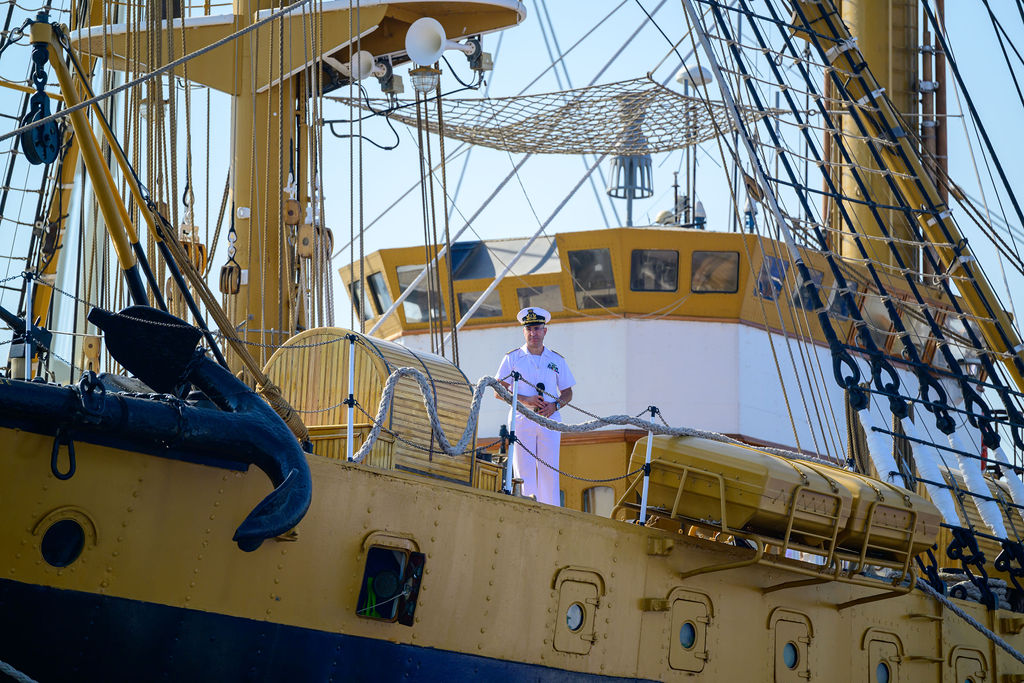 Hop on board the historic ship Amerigo Vespucci in Jeddah 