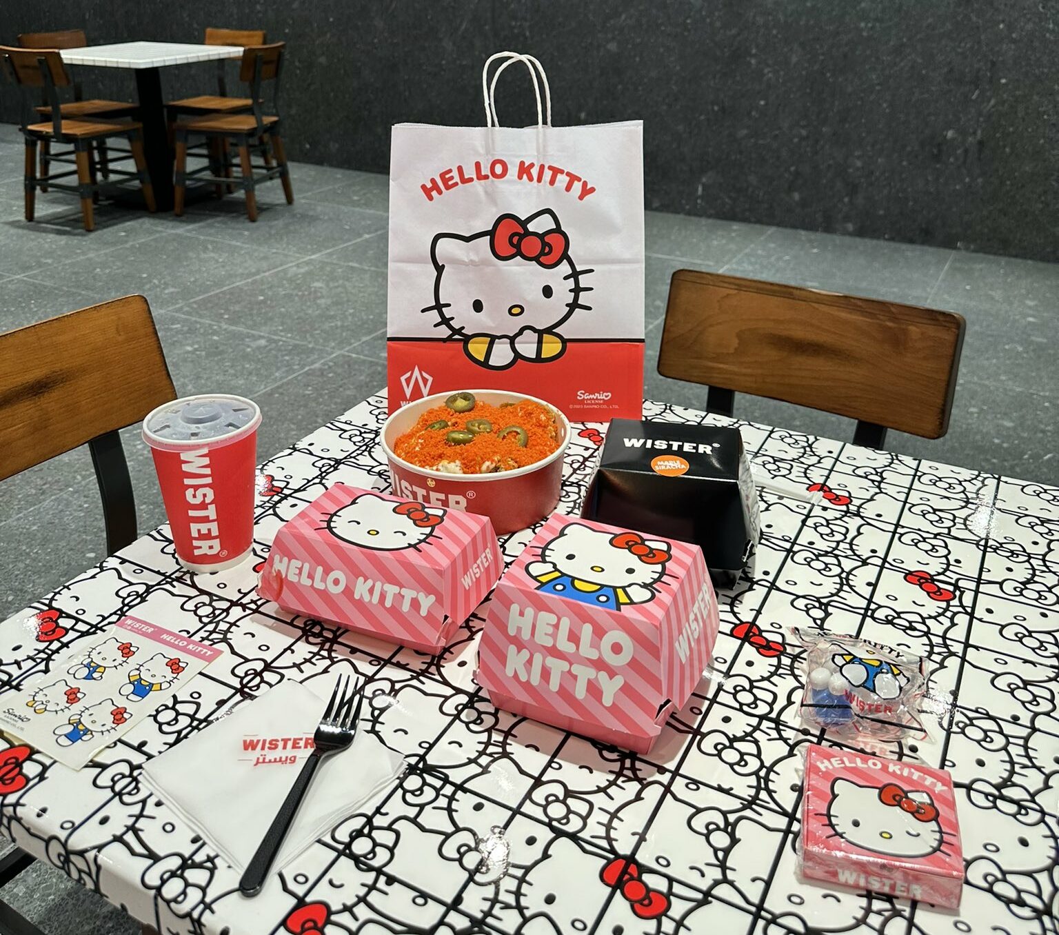 Wister opens a Hello Kitty drive-through in Jeddah 